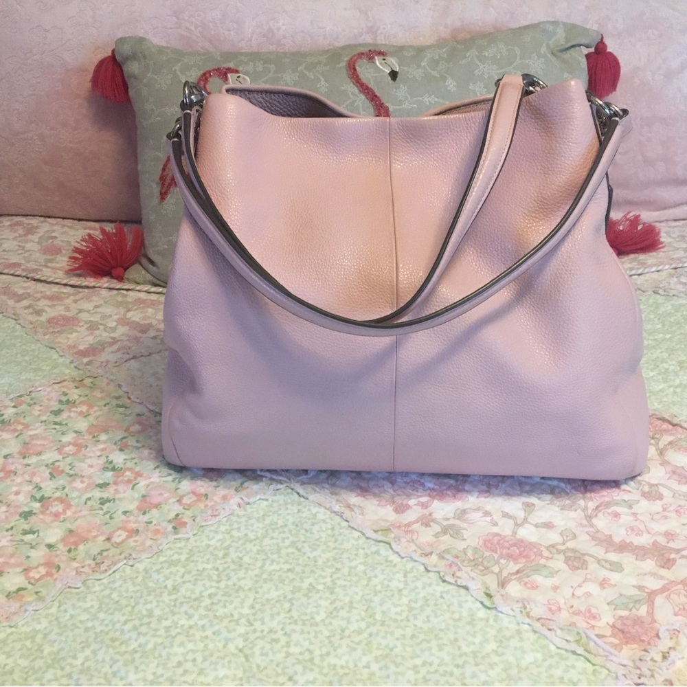 Coach pebble leather bag